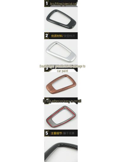 17 CRV Rear Upper Air Outlet Decorative Frame Sticker