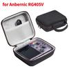 EVA Hard Carrying Case Shockproof Travel Carry Bag with Mesh Pocket & Hand Rope for Anbernic RG405V Retro Handheld Game Console