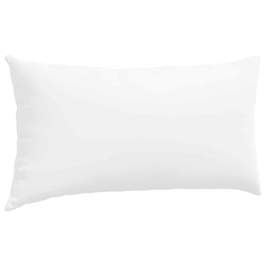 Sofa Cushions 2 pcs White 80 x 40 cm Fabric