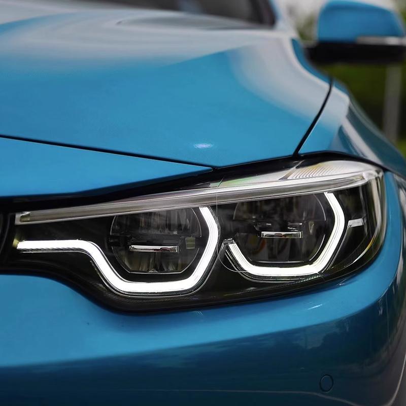 For BMW 4 Series F32 2017-2020 High Car DRL Light Guide Plate Light Guide Tube Headlight Daytime Running Light Guide Angel Eye