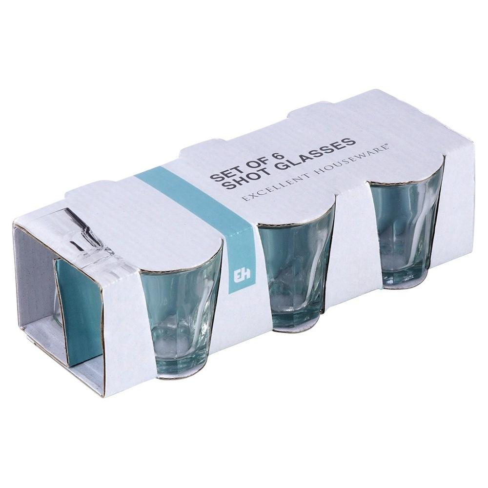 Glass vodka glasses 40 ml 6 pcs.