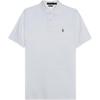 Polo Logo Embroidered Straight Fit Short Sleeve Polo Shirt Men Tops White 710666999-001