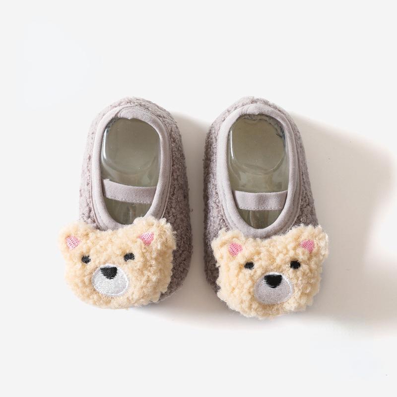Zapatillas Baby Walking Shoes Autumn Winter New Indoor Boy Floor Socks Soft Sole Girl Casual Shoes Plush Baby Shoes Zapatos Niña