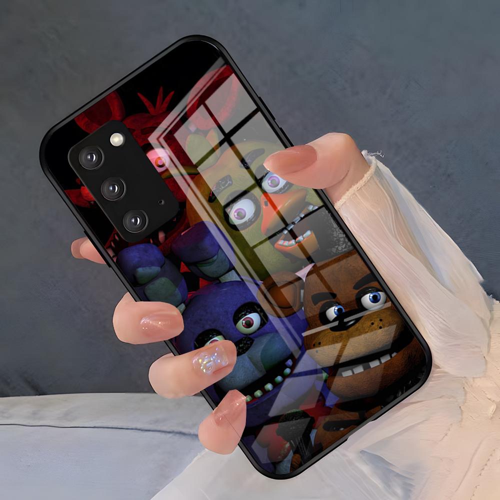 Чехол для телефона с игрой Five Nights At Freddys для Samsung A25 A13 A33 5G A54 A36 A35 A56 A52 A14 Ударопрочный стеклянный чехол