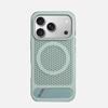 Luxury Honeycomb Mesh Cooling Magnetic Case For iPhone 17 16 Pro Max For MagSafe Wireless Charging Invisible Metal Bracket Cover