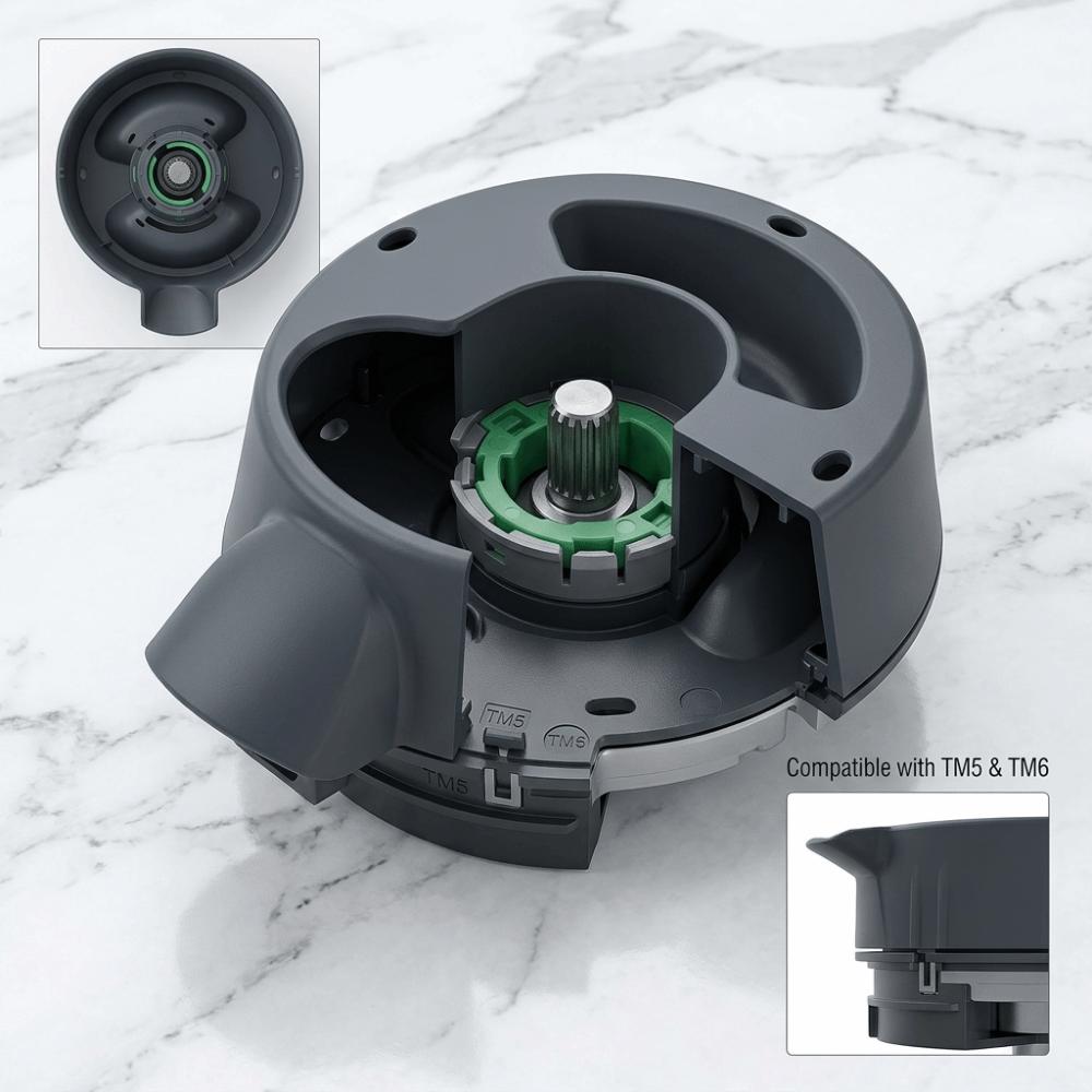 Крепежная пластина ножа блендера, основа чаши, сменная деталь для Thermomix TM5 TM6, можно мыть в посудомоечной машине