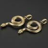 1Pc Vintage Brass Snake Key Ring Outdoor Small Tool  Car Hanging