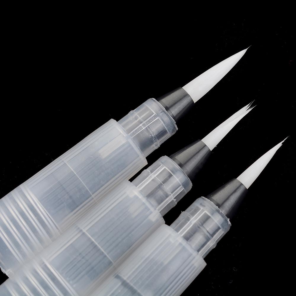 Soft Nylon Hair Self-Moisturizing Water Ink Storage Brush Pen Set for Calligraphy Watercolor Painting Drawing Art Supplies