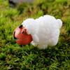 10Pcs Resin Sheep Cute Decorations Home Miniature Decoration Figurines Home Decoration Sheep Accessories Mini Crafts