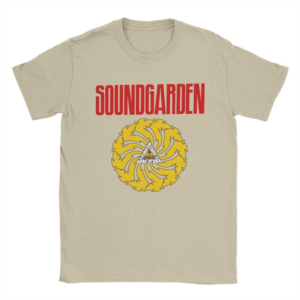 Забавная футболка Soundgarden Badmotorfinger для мужчин, круглый воротник, футболки из чистого хлопка, футболки с коротким рукавом, топы больших размеров