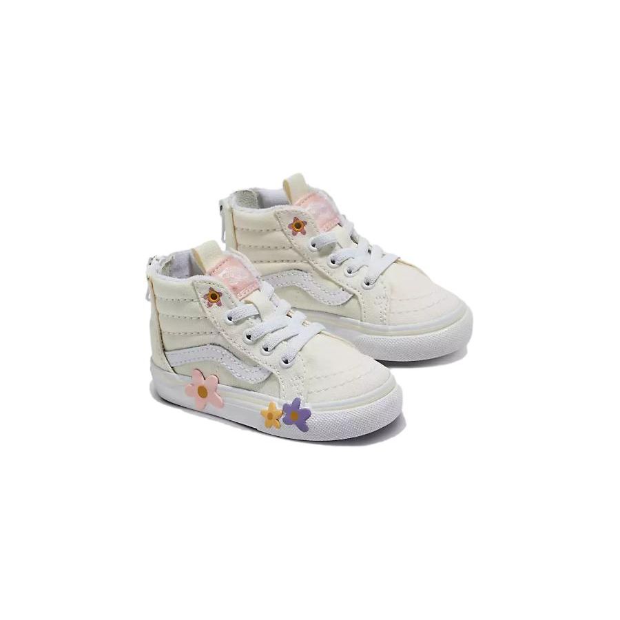 Vans Sk8-Hi High-Top Walker Shoes Baby Shoes White VN000CPUC9F