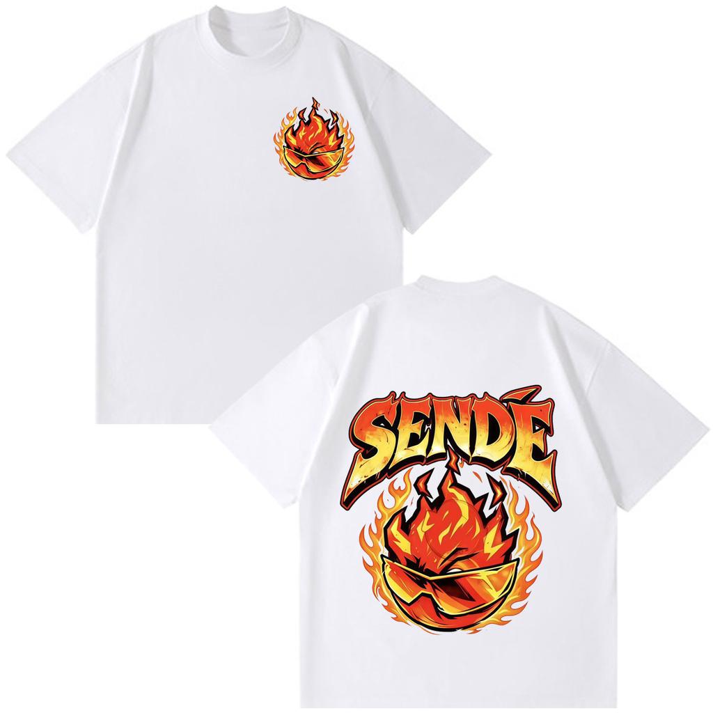 Rapper Ryan Castro Sende Tour 2026 Print Tshirt Unisex Unisex Fashion Clothing Tshirts Short Sleeve Loose Casual Vintage T Shirts