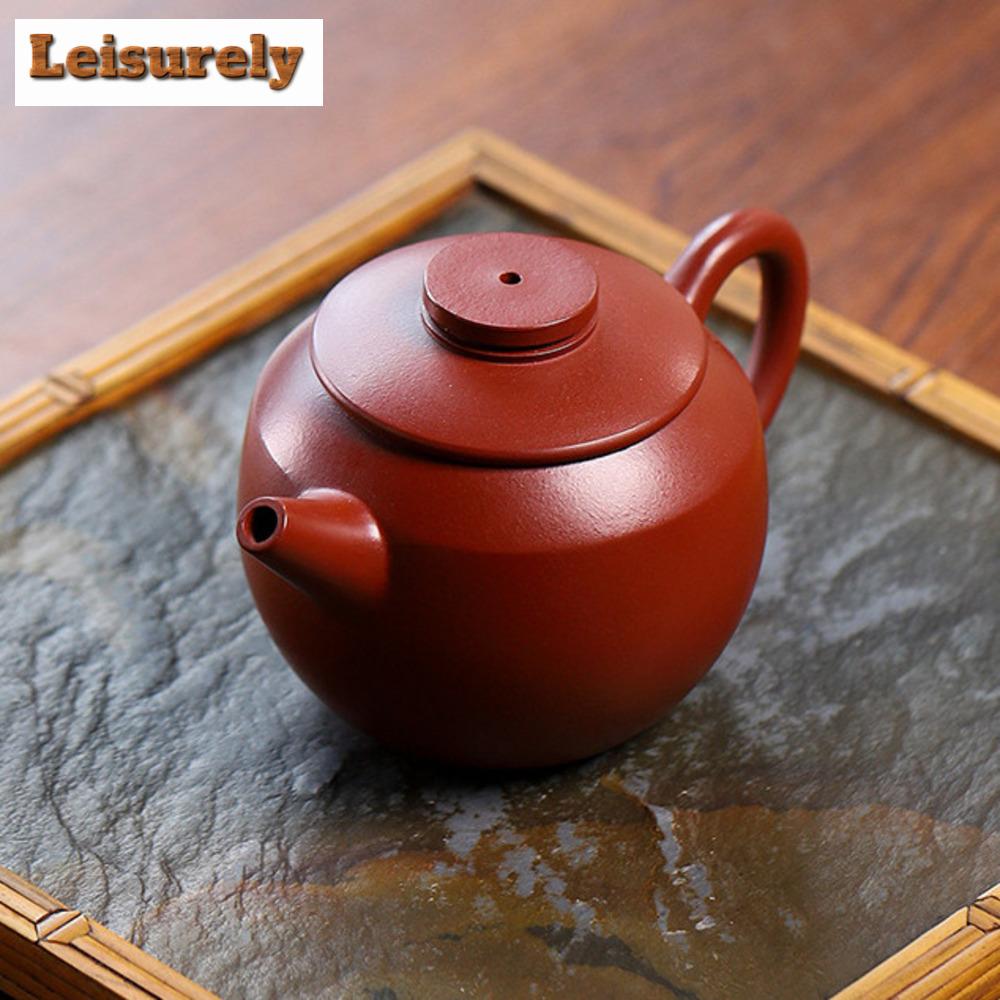 190ML Boutique Yixing Purple Clay Teapots Artists Handmade Pot Raw Ore Dahongpao Mud Kettle Chinese Zisha Tea Set Collection