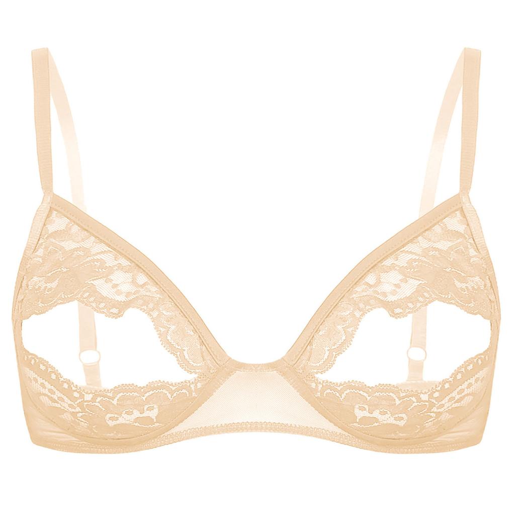 Women's Floral Lace Bra Push Up Underwired Bralette Underwear