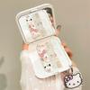 New Cat Student Portable Makeup Mirror with Folding Mirror Comb and Handheld Small Mirror