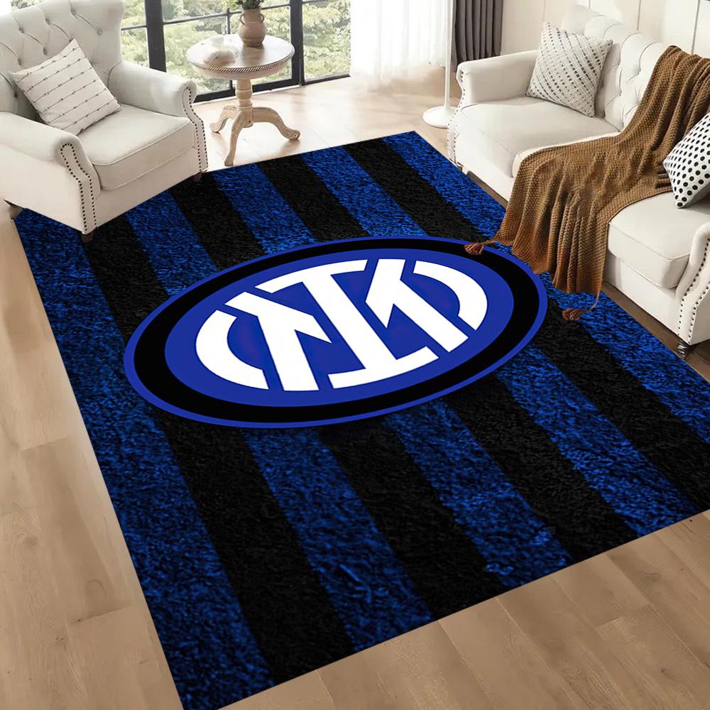 Inter Milan Area Rug Perfect For Kitchen Balcony Outdoor Game Room Antislip Carpet Anime Office Decor Gift For Festivals