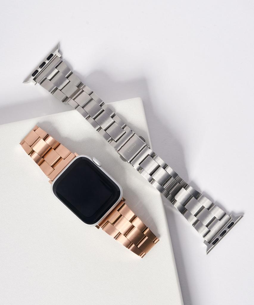 Loideu [Совместим с Apple Watch 38-41 мм] Тонкий ремешок из нержавеющей стали Ll2T22503P