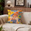 Blippi Cushion Cover Cushion Cover Set 4Pcs 50X50 45X45 40X40 Pillowcase Decorative Sofa Home Decor