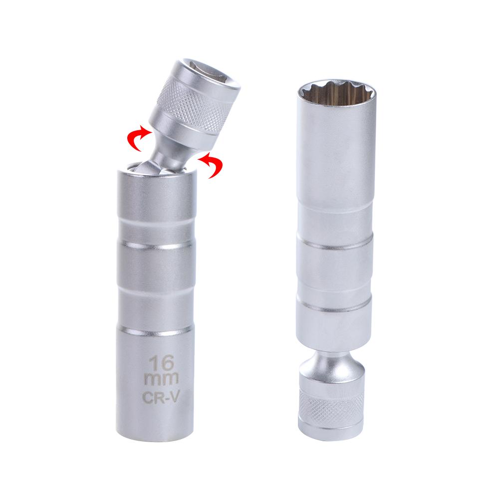Wrench Flexible Magnetic Spark Plug Sleeve Spark Plug Wrench Socket Wrench Spark Plug Socket