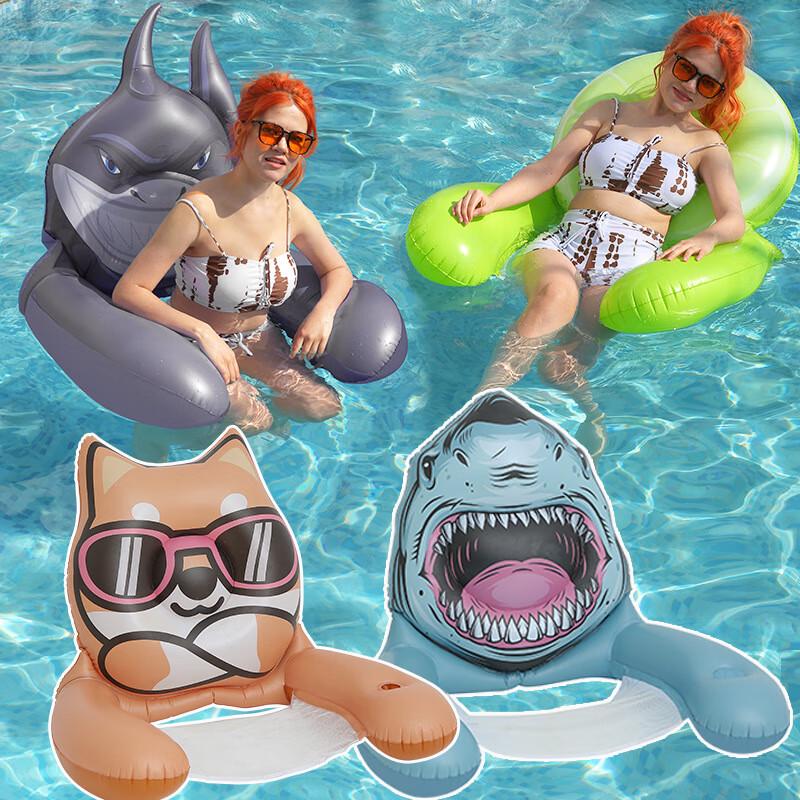 QINGHONG Animal Inflatable Water Lounger