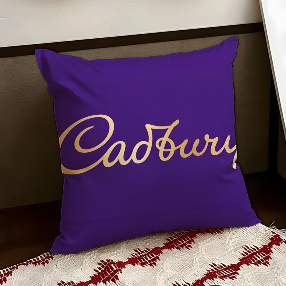 CCadbury Cushion Cover Reversible Soft Durable Pillow Cover Home Car MultiScene Use for Daily Comfort
