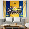 Club Atlético Boca Juniors Tapestry for Bedroom Aesthetic Classroom Tapestries Wall Hanging for Living Room Dorm Office,Ideal Creative Gift