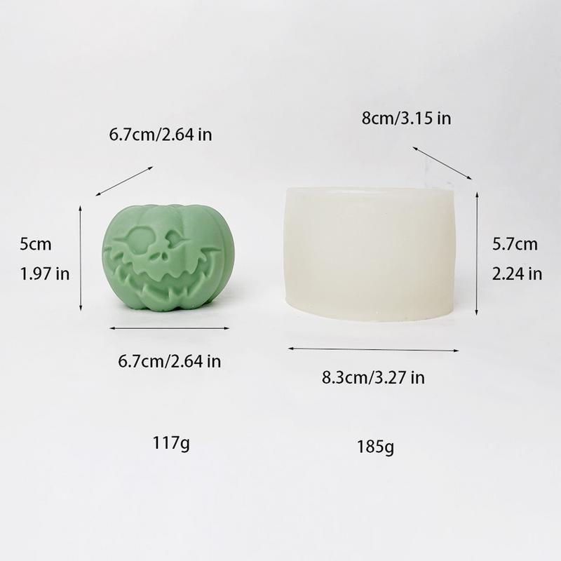 Силиконовая форма Тыква 3D Тыква Эпоксидная смола Литье Искусство Ремесло Силиконовая форма Эстетический декор для стола Домашние украшения для вечеринки Смола