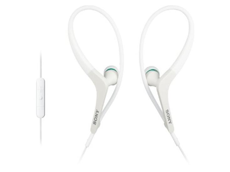 Sony Закрытый внутриканальный ресивер, Белый, MDR-AS400IPW