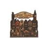 Multi-layer Halloween Village Decor Wooden Rustic Autumn Ornament  Coffee Bar Table