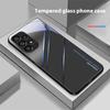 Градиентный Красный Трещина Для Samsung Galaxy S 8 9 10 20 Plus 21 FE 22 23 24 Ultra S7 Edge Черный Чехол для телефона из закаленного стекла Твердый чехол