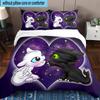 3PCS Dragon's Glimmering Fish 3pcs Bedding,Including 3PCS Duvet Cover And 2pcs Pillowcases Perfect for Christmas,Ideal for Bedroom, Dormitory