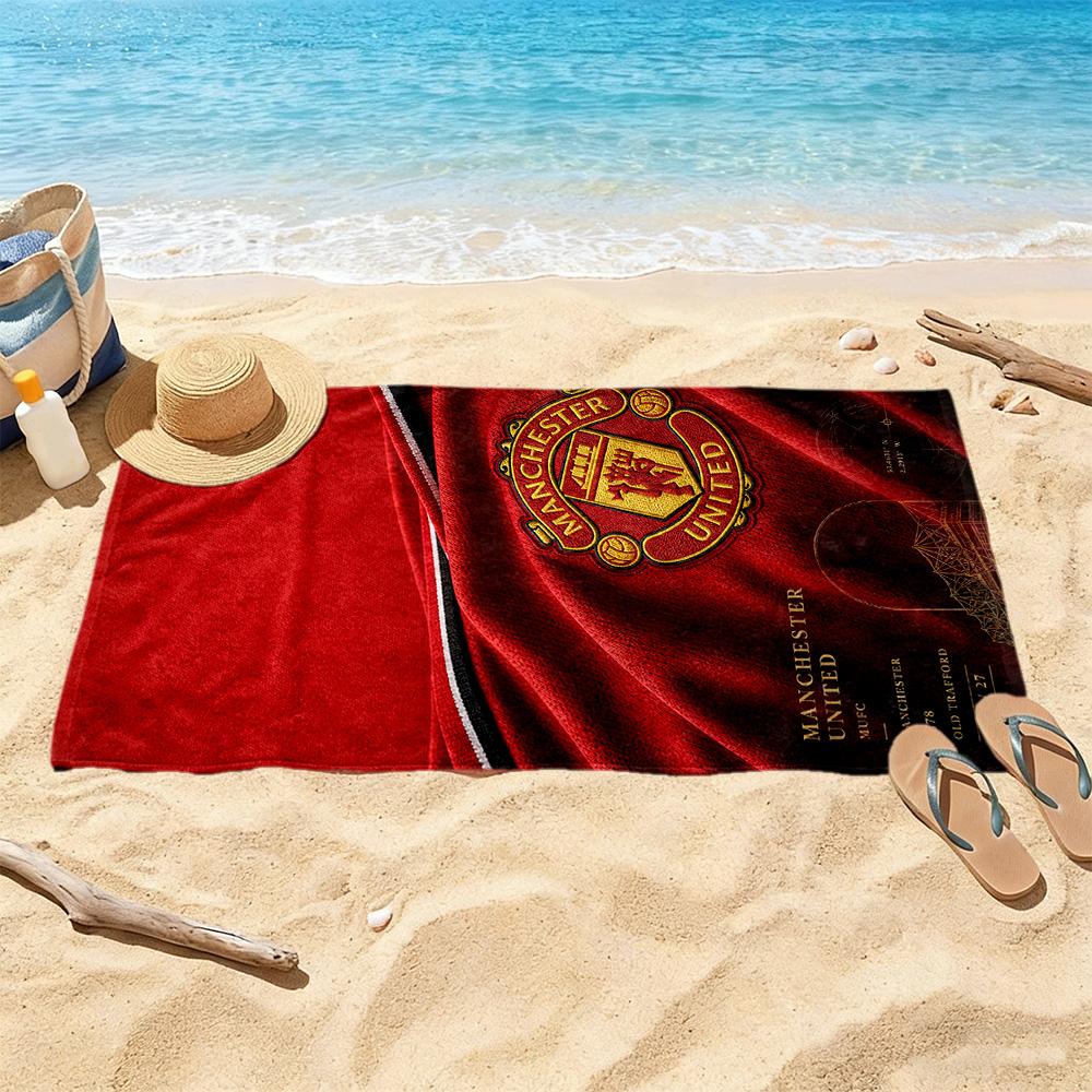 Manchester Beach Towel Super Soft Absorbent Comfortable Lightweight