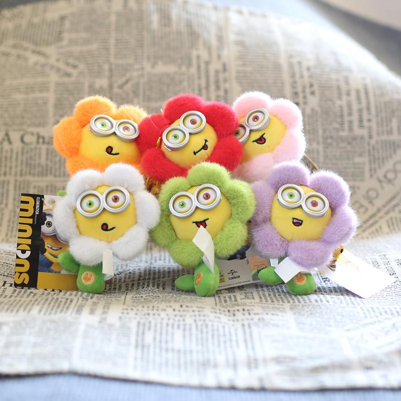 Очаровательный плюшевый брелок-игрушка Миньоны Гадкий Я, кукла для рюкзака для детей