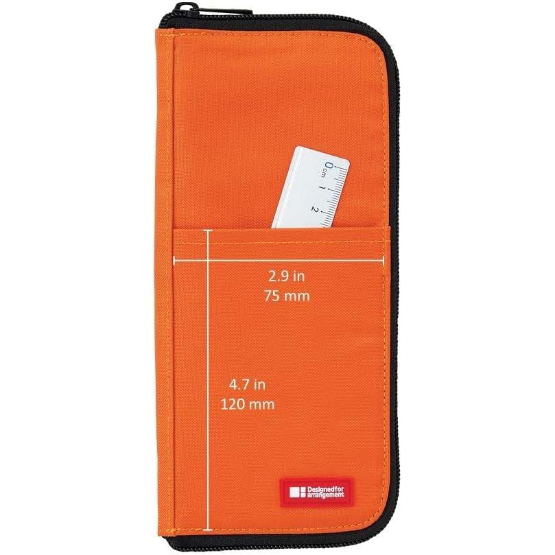 [Lihit Lab.] Тонкий пенал, плоский дизайн, цвет индиго