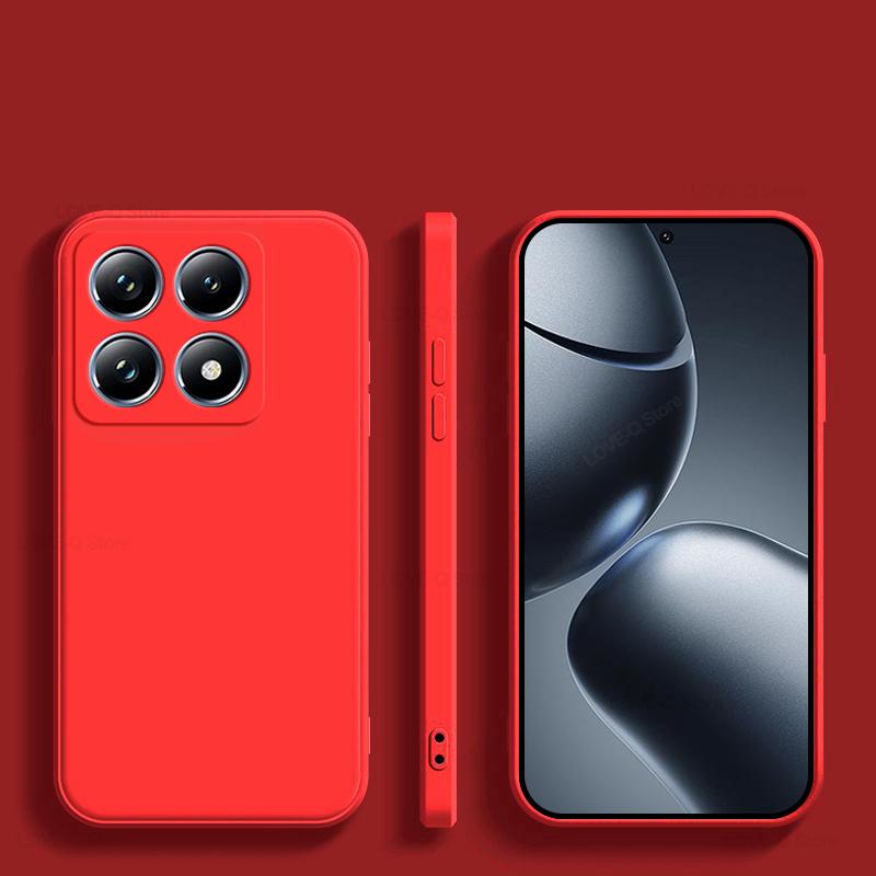Чехол для Xiaomi 14T Pro al Чехлы для телефона из жидкого силикона Для Xiaomi Mi 14T Mi14T Pro Mi 14 T Pro Ударопрочный защитный чехол