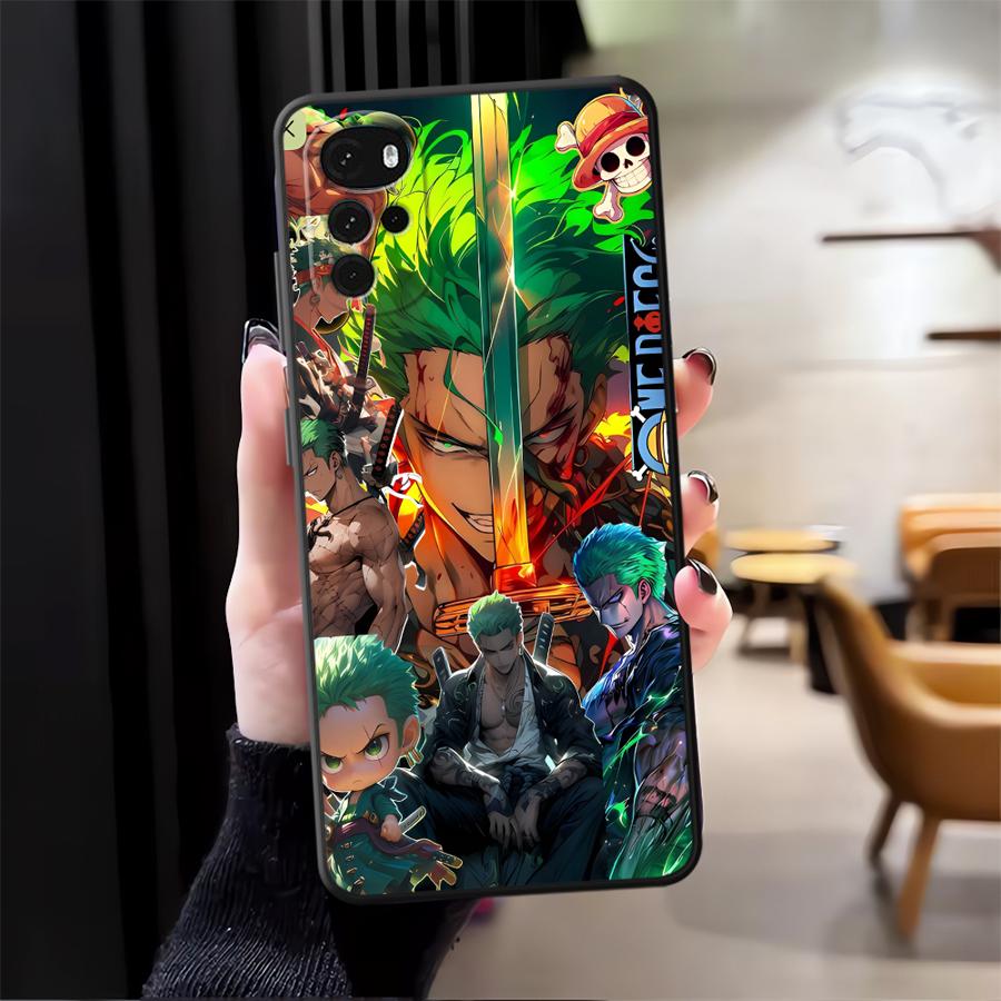 Чехол для телефона Funda для Moto S30 Pro Edge 20 30 X30 Pro Аниме Luffy Zoro