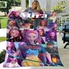 3D K-Pop Охотники на демонов Мультяшное одеяло Теплые одеяла Мягкое и удобное одеяло Домашние Поездки Одеяла постельное белье Подарок на день рождения