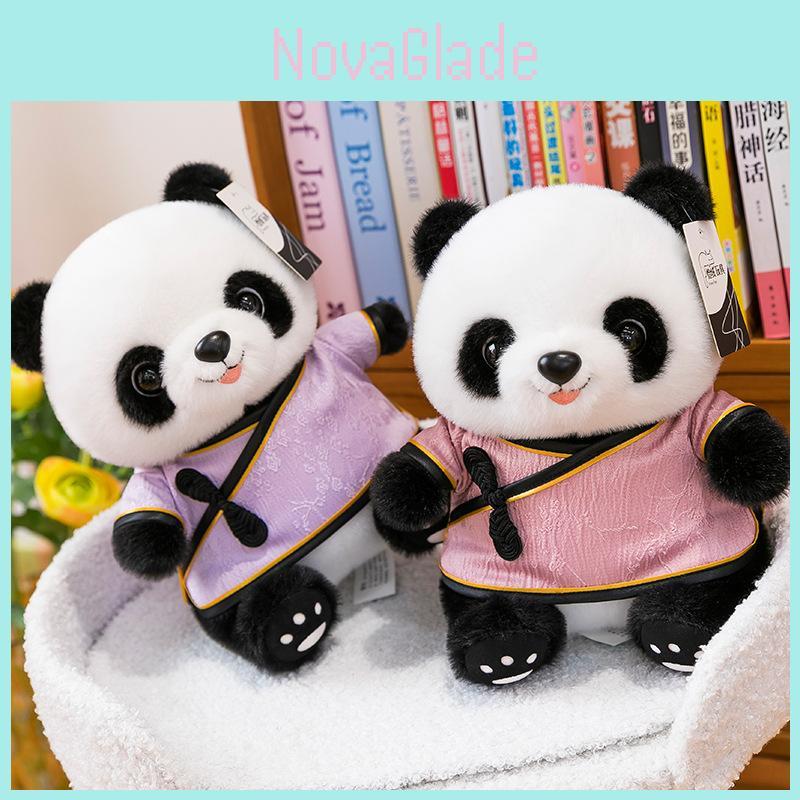 Panda Cartoon Plush Toy For Childrens Room Decor And Play