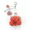 Realistic 3D Red Fruit Key Chain Handmade Style Mini Cluster Fruit Charm  Aesthetic Styling