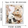Plush Bear Embroidery Cloth Sticker Cute Red Panda Towel Embroidery Patch Sticker Clothes Decorative Embroidery Label Curly Lion