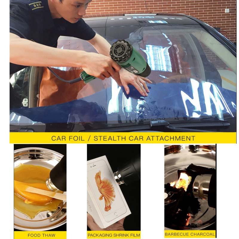 220 В фен с цифровым дисплеем, регулируемый контроль температуры, фен, термопайка, термоусадочная упаковка, термоэлектрический инструмент