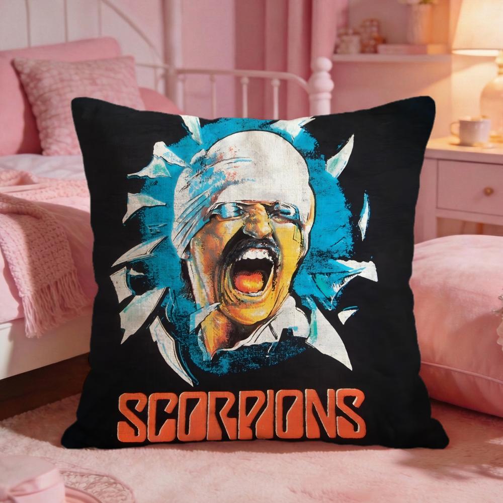 Scorpions Band Hot Cushion Cover Premium Comfort Reversible Pillow Cove Two In One Design For Any Room Car Interior