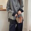 Женский вельветовый топ с кружевной вставкой, длинный рукав, стройнящий, для осени/зимы, базовый слой