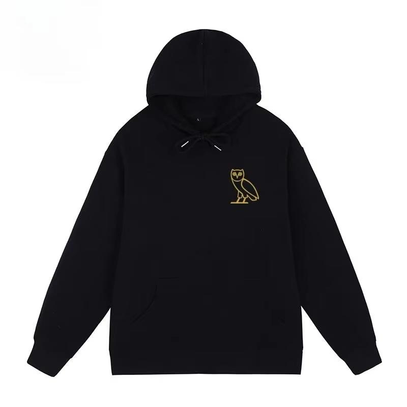 Весна Осень OVO October’s Very Own Графический Принт Мужчины Женщины Худи Уличная Одежда Хип-Хоп Пуловер Уличный Спорт Харадзюку Мода Толстовка