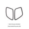 Betterhumz for BMW X3 F25 X4 F26 Car Interior Dashboard trument Air Vent Outlet Trim Sticker Made of Alcantara Accessories