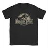 Jurassic Park Men T Shirt Fashion Tee Shirt Short Sleeve Crew Neck T-Shirts Pure Cotton Graphic Clothes