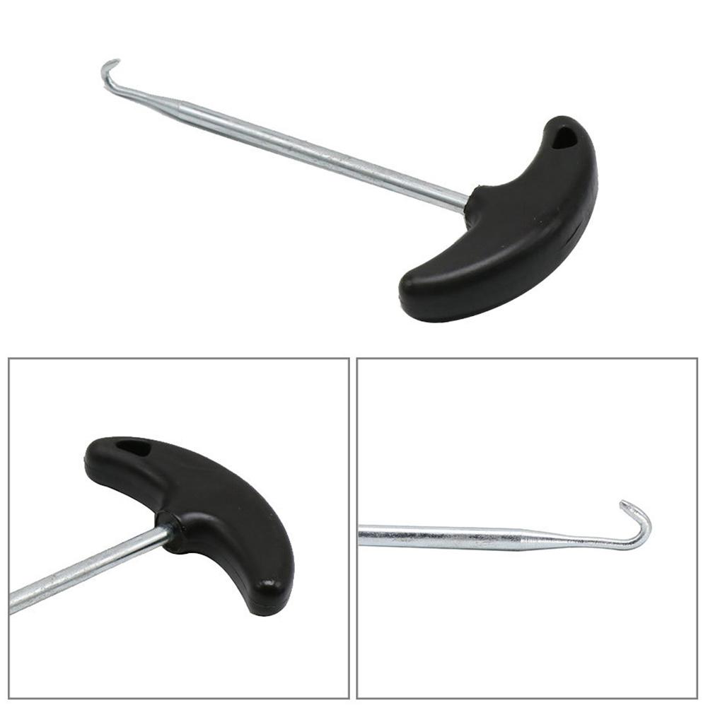 Universal Motorcycle Exhaust System Spring Hook T-Handle Puller Installer Exhaust Pipe Spring Hook Cotter Pin Removal Tool