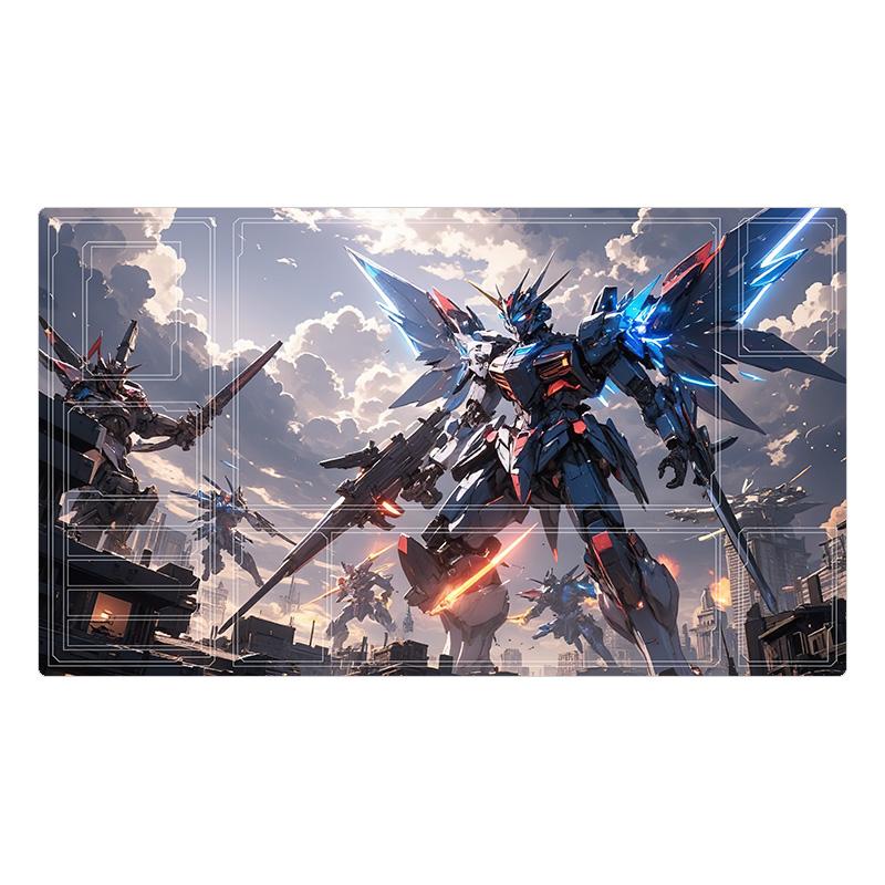 Игровой коврик V Assault Buster Gundam Водонепроницаемый Нескользящий Настольный коврик для TCG