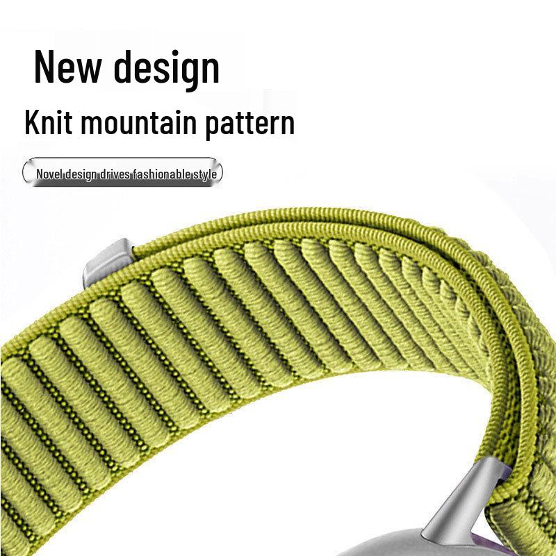 Wild Mountain Pattern Nylon Strap for Google Pixel Watch 4/3