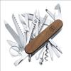 Couteau Suisse De Poche - VICTORINOX - Swiss Champ Wood - 29 Fonctions - 91 Mm - Marron